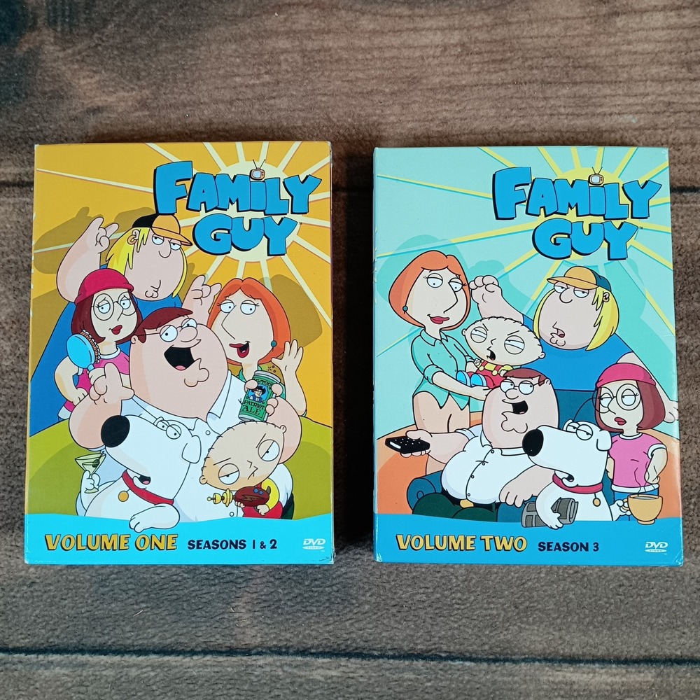 Family Guy DVD Lot Volumes 1 2 5 OS Multicolor Good Season 1-3 & 6 Box Sets